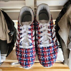 Adidas ZX  Plaid Multicolor  Mesh Sneakers Tennis Shoes SZ 6.5 Mens